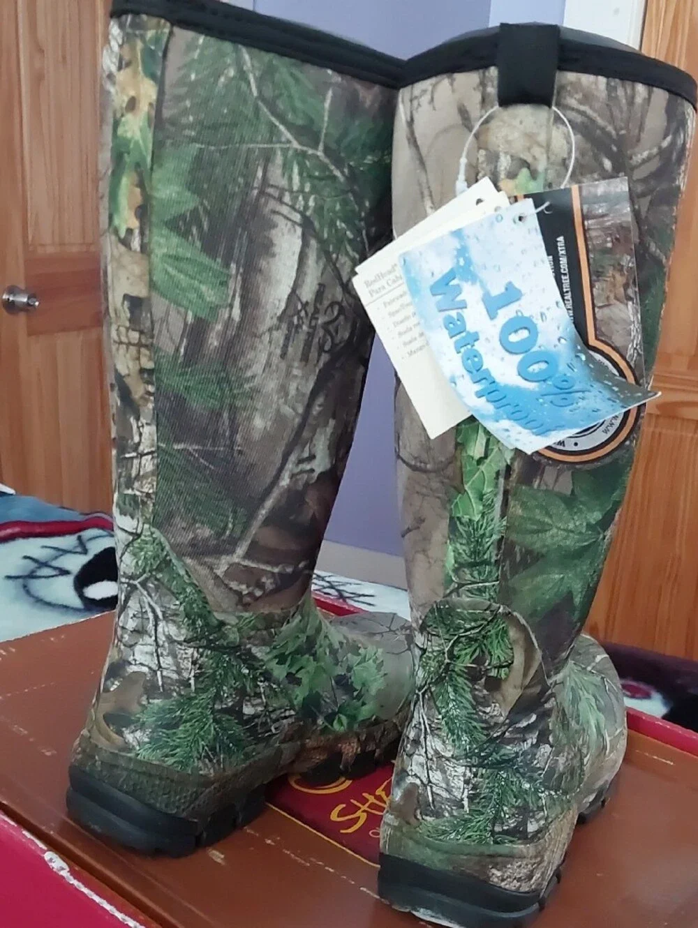She Outdoor Women’s Camo Waterproof Hunting Boots - Green